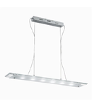 Pendul Office, 7 LED, L:800 mm, H:150/800 mm, Transparent