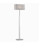 Lampa de podea Missouri, 1 bec, dulie E27, D:415 mm, H:1560 mm, Argintie