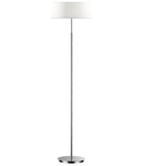 Lampa de podea Hilton, 2 becuri, dulie E14, D:405 mm, H:1605 mm, Alb