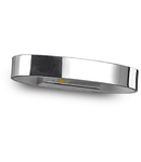 Aplica Zed Ovala, 1 LED, 390 Lm, L:135 mm, H:120 mm, Crom