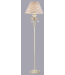 Lampa de podea Elegant Velvet 1 bec,dulie E27,230V,Diam. 44cm ,H165cm,Auriu-alb