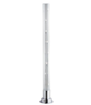 Lampa de podea Loris, 8 becuri, dulie G4, D:220 mm, H:1400 mm, Transparent