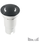 Spot in pardoseala Cecilia rotund mic, 1 LED, dulie GU10, D:90 mm, H:140 mm, Negru