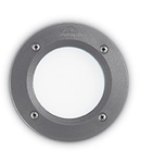 Spot in pardoseala Leti rotund, 1 LED, dulie GX53, D:134 mm, H:80 mm, Gri