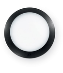 Aplica de exterior Berta medie, 1 LED, dulie GX53, D:275 mm, H:80 mm, Negru