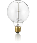 Bec incandescent decorativ Globo, 25W, E27, 60Lm