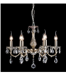 Candelabru Pietra ,6 becuri dulie E14, 230V,D.56cm, H.45 cm,Bronz