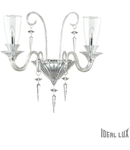 aplica Beethoven, 2 becuri, dulie E14, L:520 mm, H:555 mm, Transparent