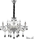 candelabru Colossal, 6 becuri, dulie E14, D:660 mm, H:700/1800 mm, Fildes