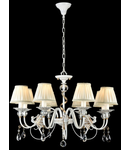 Candelabru Elina,8 becuri dulie E14, 230V,D.76 cm, H.51 cm,Auriu