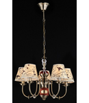 Candelabru Cruise,5 becuri dulie E14, 230V,D.39 cm, H.57 cm,Bronz