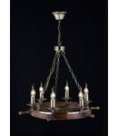 Candelabru  Elegant Frigate,6 x E14, 230V, D.60cm,H.51 cm,Bronz