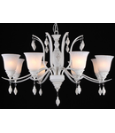 Candelabru  House Lampada,8 x E27, 230V, D.91cm,H.61 cm,Alb