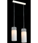 Lampa suspendata Fusion Collana,2 x E14,D.320,cm,H.1000 cm,Nichel 