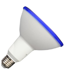 Bec LED PAR 38,15 W, soclu E27 ,lumina albastra,IP65,unghi dispersie 30 °