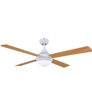 Lustra  cu ventilator 2 becuri E14 3 viteze Cross LEMN 122cmx38cm 