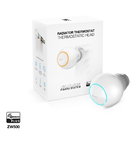 Termostat wireless Z-wave cu montaj pe calorifer 