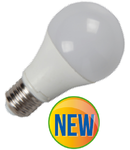 Bec cu LED-uri - 9W E27 A60 termoplastic lumina alb neutru 4000k , VT-2099, 906 lumeni