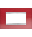 Placa ornament Chorus LUX - METAL - 4 module- GLAMOUR RED - CHORUS