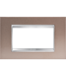 Placa ornament Chorus LUX - METAL - 4 module- PEARLY BRONZE - CHORUS