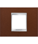 Placa ornament Chorus LUX - METAL - 2 module- OXIDISED FINISH - CHORUS