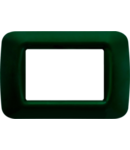 Placa ornament Verde Racing 3 module Gewiss System 