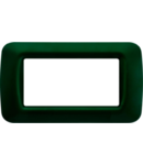 Placa ornament TOP SYSTEM  - tehnopolimer gloss finish - 4 module- RACING GREEN - SYSTEM