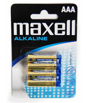 BATERIE ALCALINA MAXELL LR03 BLISTER 4 BUC