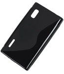 BACK COVER CASE LG L5 NEGRU