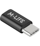 ADAPTOR MICRO USB - USB TIP C M-LIFE