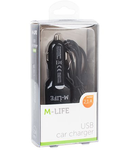 INCARCATOR AUTO MICRO USB + USB 2100MA M-LIFE