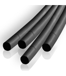 TUB TERMOCONTRACTABIL 2MM/1M NEGRU SET 10BUC