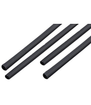 TUB TERMOCONTRACTABIL 10MM/1M NEGRU SET 10 BU