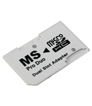 ADAPTOR MICRO SDDUAL SLOT/ MEMORY STICK PRO D