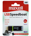 FLASH DRIVE 32GB USB 2.0 SPEEDBOAT MAXELL