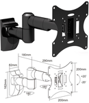 SUPORT TV 13-42 INCH 30 KG NEGRU