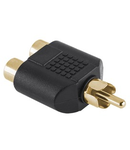 ADAPTOR RCA TATA-2RCA MAMA GOLD