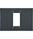 Placa ornament Virna - tehnopolimer gloss finish - 1 modul- METALLIC SLATE - SYSTEM