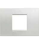 Placa ornament ,2 module, Argintiu , living light, BTICINO