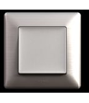 Placa ornament 1 M Inox Legrand Valena