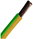 Conductor flexibil cu izolaţie din PVC H07V-K 1,5mm² galben verde