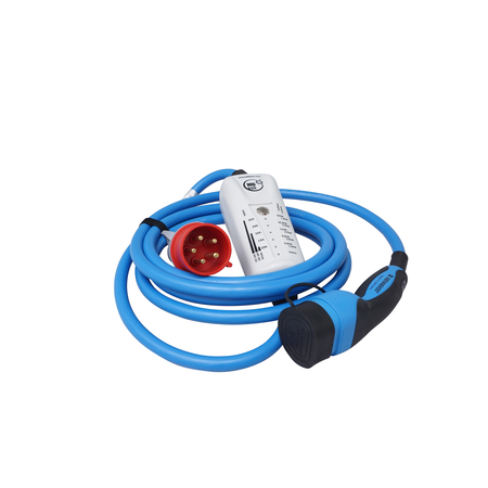 Incarcator mobil cee 32a la tip2, cablu de 5m si bluetooth