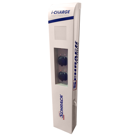 I-charge public 2 2xtip2 11kw, inox, mcb, rcd