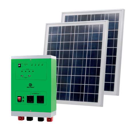 Set sistem fotovoltaic 2000W/36V 250Wx2 