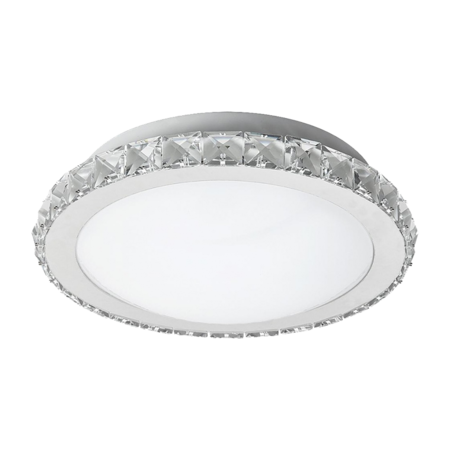 Selena led plafoniera 18w cu comanda krom