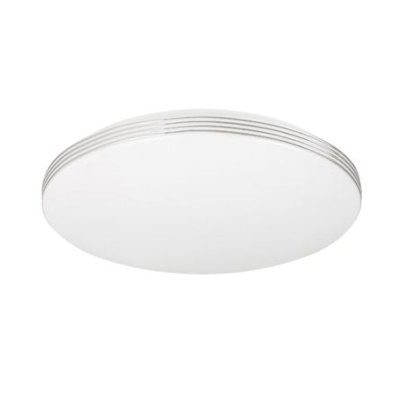 Neos led plafoniera 18w cu comanda alb/krom