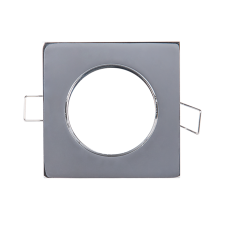 METAL DOWNLIGHT SQUARE 85X85mm SATIN NICKEL