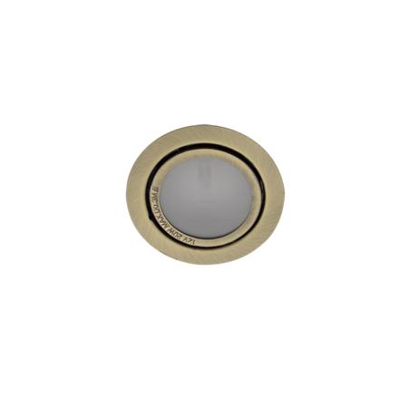 Spot sim-5 antique brass 12v bec halogen jc