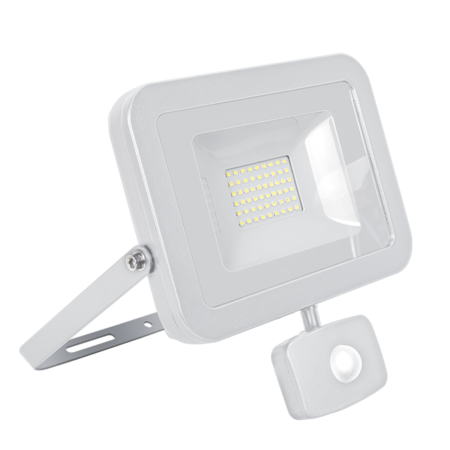 PROIECTOR LED VEGA SLIM ALB CU SENZOR 20W 4000K