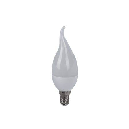 Bec led flame 6w e14 230v lumina alba